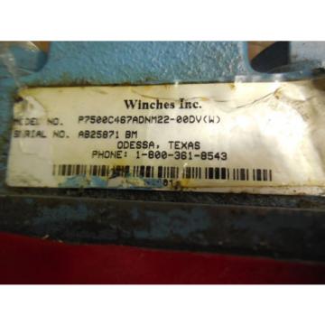 NEW WINCHES PERMCO HYDRAULIC # P7500C467ADNM2200DV Pump