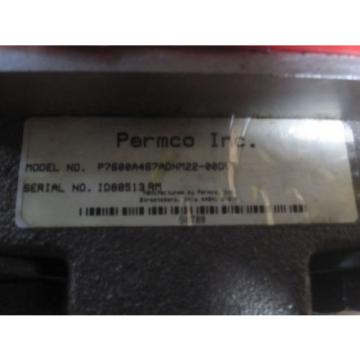 NEW PERMCO HYDRAULIC # P7600A487ADNM2200DV Pump