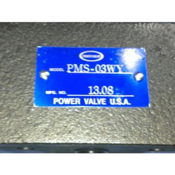 PMS03WY, Power Valve, Flow Control. 13.08 &amp; 14.01 Pump