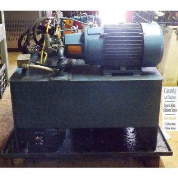 1 USED HYDRAULIC POWER PACK 10 HP MOTOR NACHI ***MAKE OFFER*** Pump