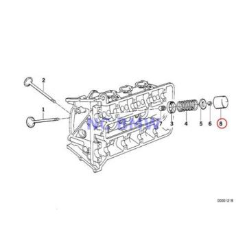 4 X BMW Genuine Motorcycle Timing Gear Cam Follower 3.00MM 89V1 89V2 89V3 K41