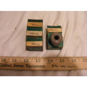 Lot of 4 SMITH BEARING Cam Follower, Yoke Type, Sealed YR-1-X