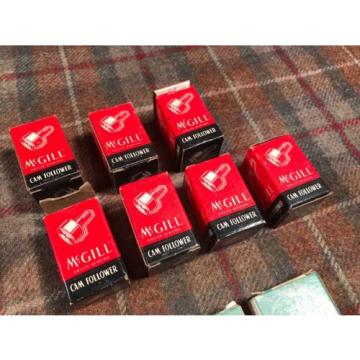 McGill Camrol CF-7/8-S Cam Follower Roller Bearings New Lot of 7 MRC TRW Lot