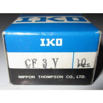 Bearing IKO CF3Y Nippon Thompson 8011017 CAM FOLLOWER PKG 10 NEW Lot Set