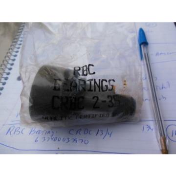 RBC Bearings CRBC2-35 2&#034;  cam followers  quantity of 4