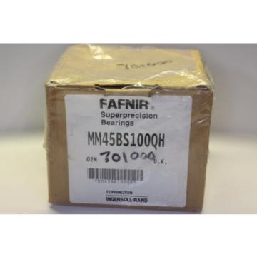 FAFNIR MM45BS100QH SUPER PRECISION BEARING SET 4 pc