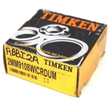 NEW TIMKEN 2MM9108WICRDUM SUPER PRECISION BEARING SET