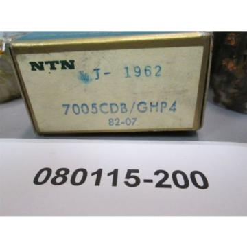 NTN Super Precision Bearing 7005CDB/GHP4 0.03 &amp; Bushing Set New Old Stock