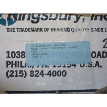 Lot of 2 Kingsbury KO R-0156 LEG 2-28&#034;  Thrust Bearing Shoe Plain New