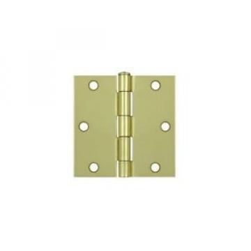 Deltana S35U-R 3.5&#034; x 3.5&#034; Square Corner Plain Bearing Mortise Hinge - Pair