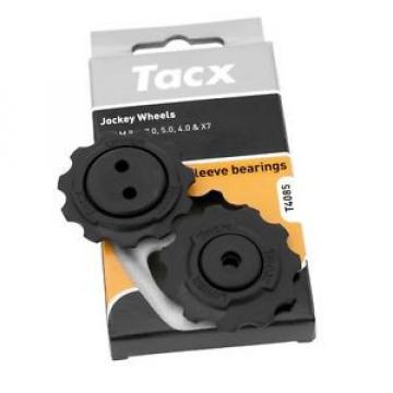 Tacx Jockey Wheels with plain bearings black SRAM T4085