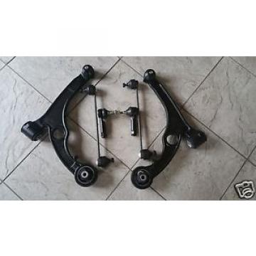 FIAT STILO (01-04) TWO FRONT WISHBONES ARMS+2 LINKS+2 TRACK ROD ENDS  NEW