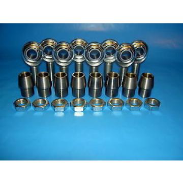 Economy 4-Link Rod Ends Kit 3/4&#034; x 3/4&#034;-16 Heim Joints (Fits 1-1/4 x.095 Tubing)