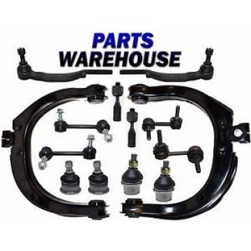 14 Piece Kit Control Arms Ball Joints Tie Rod Ends Sway Bar End Links, Outer ...