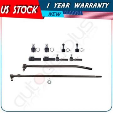 10 Pcs Suspension Ball Joint Tie Rod Ends for 1992-93-94-95-96-97 FORD F-350 4WD