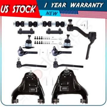 13 of Set Suspension for 1998-2003 GMC Sonoma 4WD Control Arm Tie Rod Ends