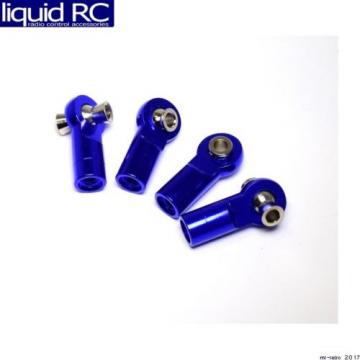 Hot Racing RVO160HBN06 Blue 7075 Aluminum Tie Rod Ends (4)