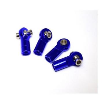 Hot Racing RVO160HBN06 Blue 7075 Aluminum Tie Rod Ends (4)