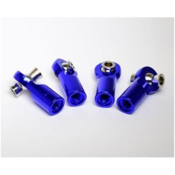 Hot Racing RVO160HBN06 Blue 7075 Aluminum Tie Rod Ends (4)