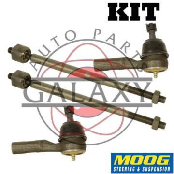 Moog New Inner &amp; Outer Tie Rod End PairS For Cobalt G5 HHR Ion Pursuit