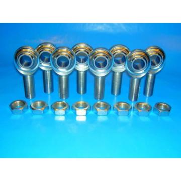 Economy 4-Link Rod Ends Kit 3/4&#034; x 3/4&#034;-16  w/ Jam Nuts, Heim Joints .750