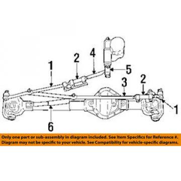 Dodge CHRYSLER OEM 00-02 Ram 3500 Steering Linkage-Inner Tie Rod End 52106463AA