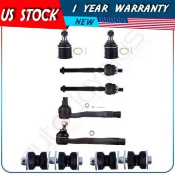 8 PCS Front Suspension Kit Tie Rod End Ball Joint for 1992-1995 HONDA CIVIC
