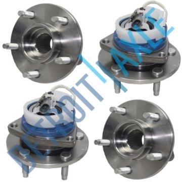 4 pc Set: Front and Rear NEW Wheel Hub and Bearing Assembly w/ ABS - AWD Models