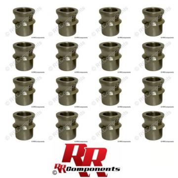 (16 PC) 3/4&#034; TO 1/2&#034; High Misalignment Spacer, Rod Ends, Heim Joints (Stainless)