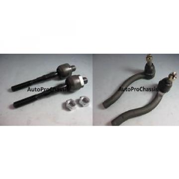2 OUTER 2 INNER TIE ROD END FOR INFINITI EX35 EX37 08-13