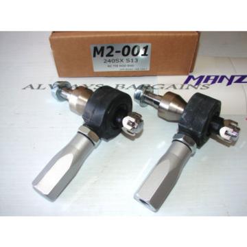 Manzo Adjustable Tie Rod Ends fits Nissan 240SX 1989-1994 S13 2pcs Silver