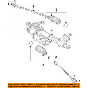 FORD OEM 11-14 Mustang Steering Gear-Inner Tie Rod End BR3Z3280A