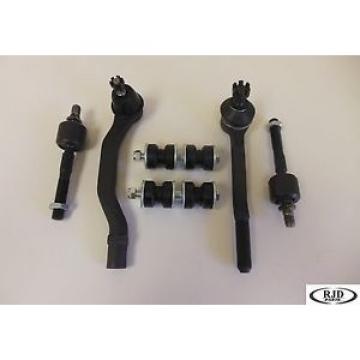 2 Inner 2 Outer Tie Rod Ends 2 Stabalizer Sway Bar Links Suspension Steering