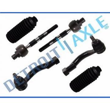 NEW 6pc Inner + Outer Tie Rod End + Rack &amp; Pinion Boots for 2003-09 Kia Sorento