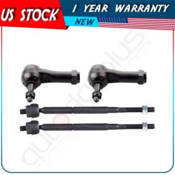 For Saturn Ion 03-07 Suspension Steering Inner &amp; Outer Tie Rod Ends Parts