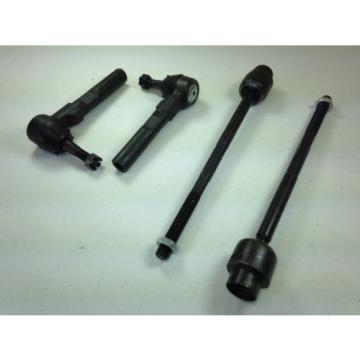 4 Piece Kit 4 Tie Rod Ends For 2004 Chevrolet Classic 2 Year Warranty