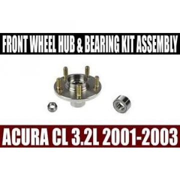 Fits:Acura CL V6 3.2L 2001-2003 Front Wheel Hub &amp; Bearing Kit Assembly