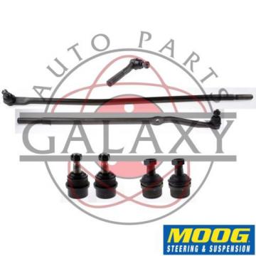 Moog New Inner &amp; Outer Tie Rod Ends &amp; Ball Joints For Dodge Ram 1500 2500 4X4