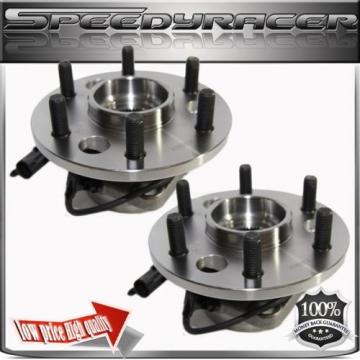 TWO GMC Chevy K1500 K2500 Front Wheel Hub Bearing Assembly 4WD 4X4 &amp; 6 Lug W/ABS