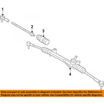 FORD OEM 10-13 Transit Connect Steering Gear-Outer Tie Rod End 2T1Z3A130A