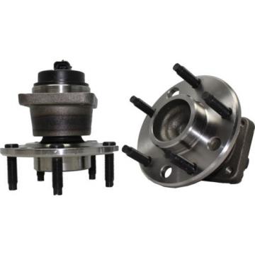 Steering Rack and Pinion + 2 Outer Tie Rod + 2 Wheel Hub Bearing Assembly