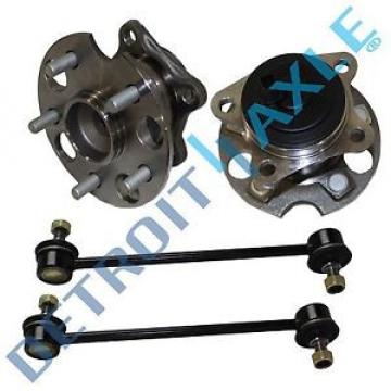 Brand New 4pc Kit: 2 Rear Wheel Bearing &amp; Hub Assembly + 2 Sway Bar End Link FWD