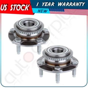 New Pair Of 2 Front Wheel Hub Bearing Assembly Fits Ford Mustang 1994-2004