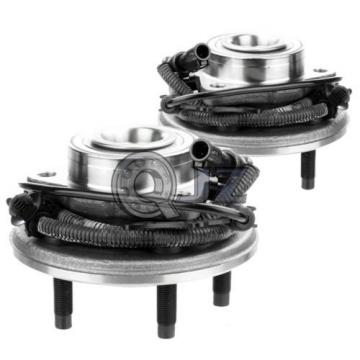 2x 06-2010 Frod Explorer Front Wheel Hub Bearing Assembly Replacmeent ABS Sensor