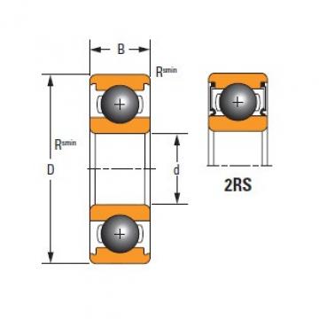 Timken Thin Section61705-2RS