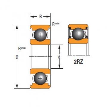 Timken Thin Section61804-2RZ