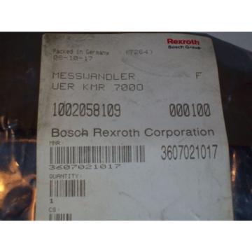 NIB REXROTH BOSCH 3-607-021-017  HYDRAULIC CONNECTION MODULE P826