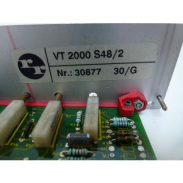 Rexroth VT 2000 S48/2 Prop. Amplifier free delivery