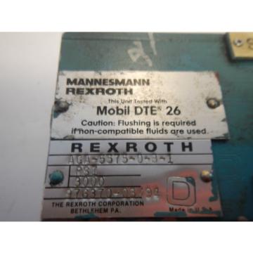 Rexroth AGA5S75-0-B-1 5 Station D03 Parallel Manifold