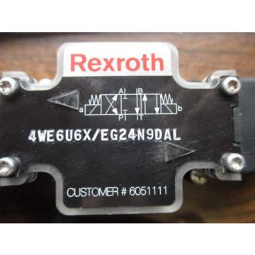 NEW REXROTH HYDRAULIC DIRECTIONAL CONTROL VALVE 4WE6U6X/EG24N9DAL